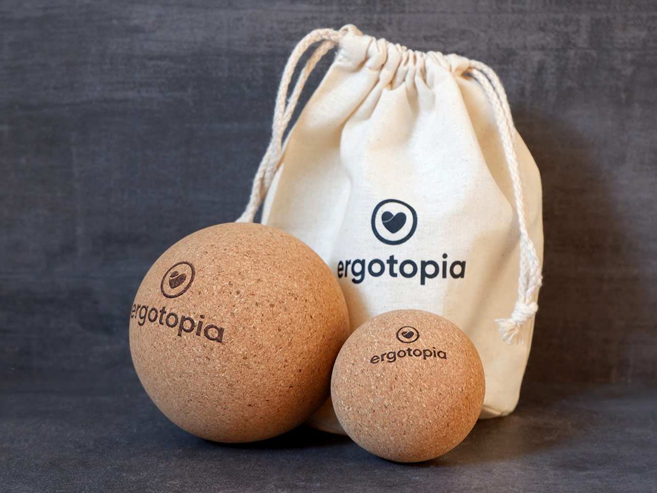 Ergotopia Kork Faszienball Set